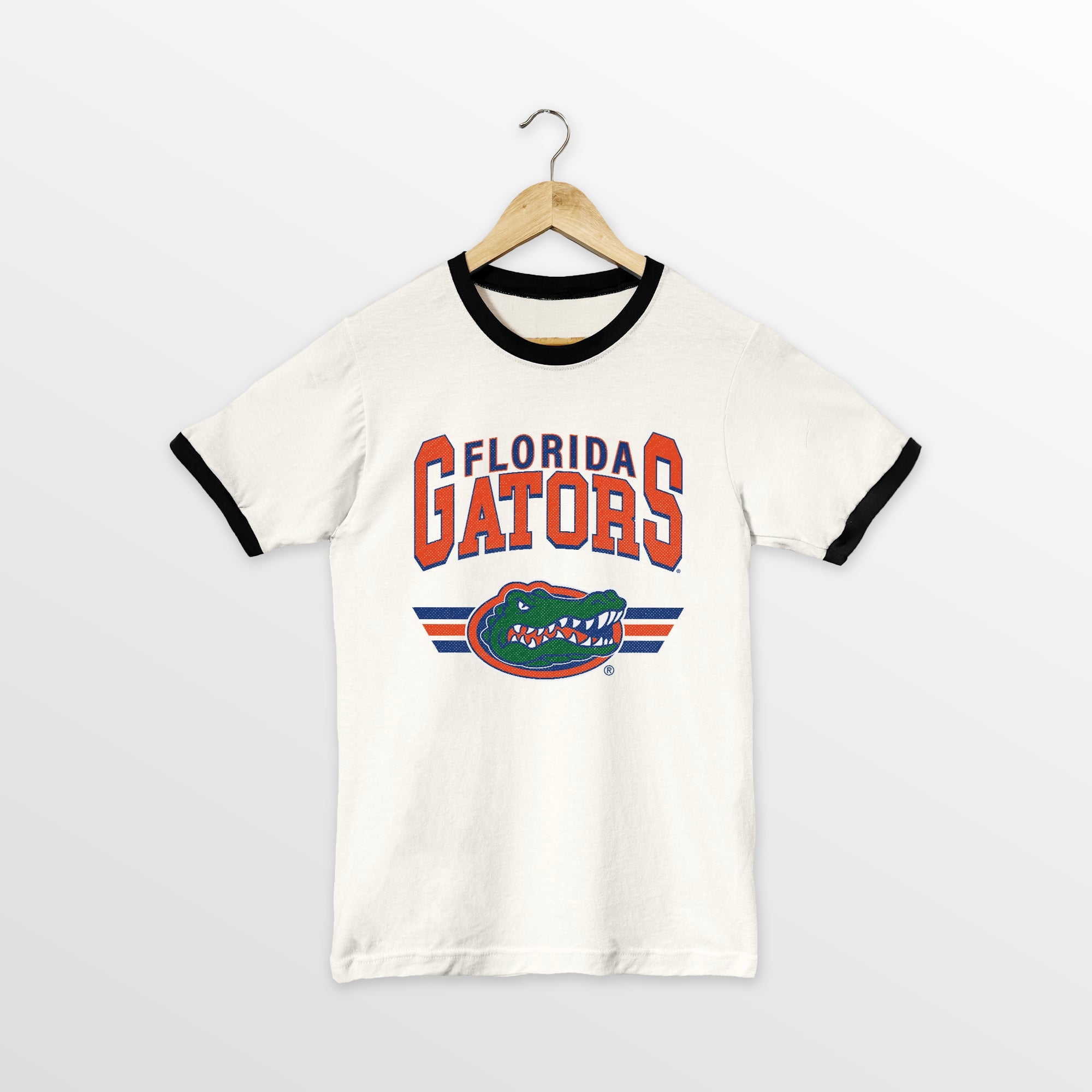 FLORIDA GATORS SWIFT STRIKE VINTAGE RINGER TEE