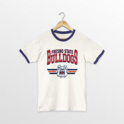 FRESNO STATE BULLDOGS SWIFT STRIKE VINTAGE RINGER TEE