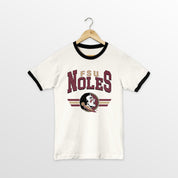 FLORIDA STATE SEMINOLES SWIFT STRIKE VINTAGE RINGER TEE