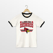 ILLINOIS STATE REDBIRDS SWIFT STRIKE VINTAGE RINGER TEE