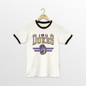 JAMES MADISON DUKES SWIFT STRIKE VINTAGE RINGER TEE
