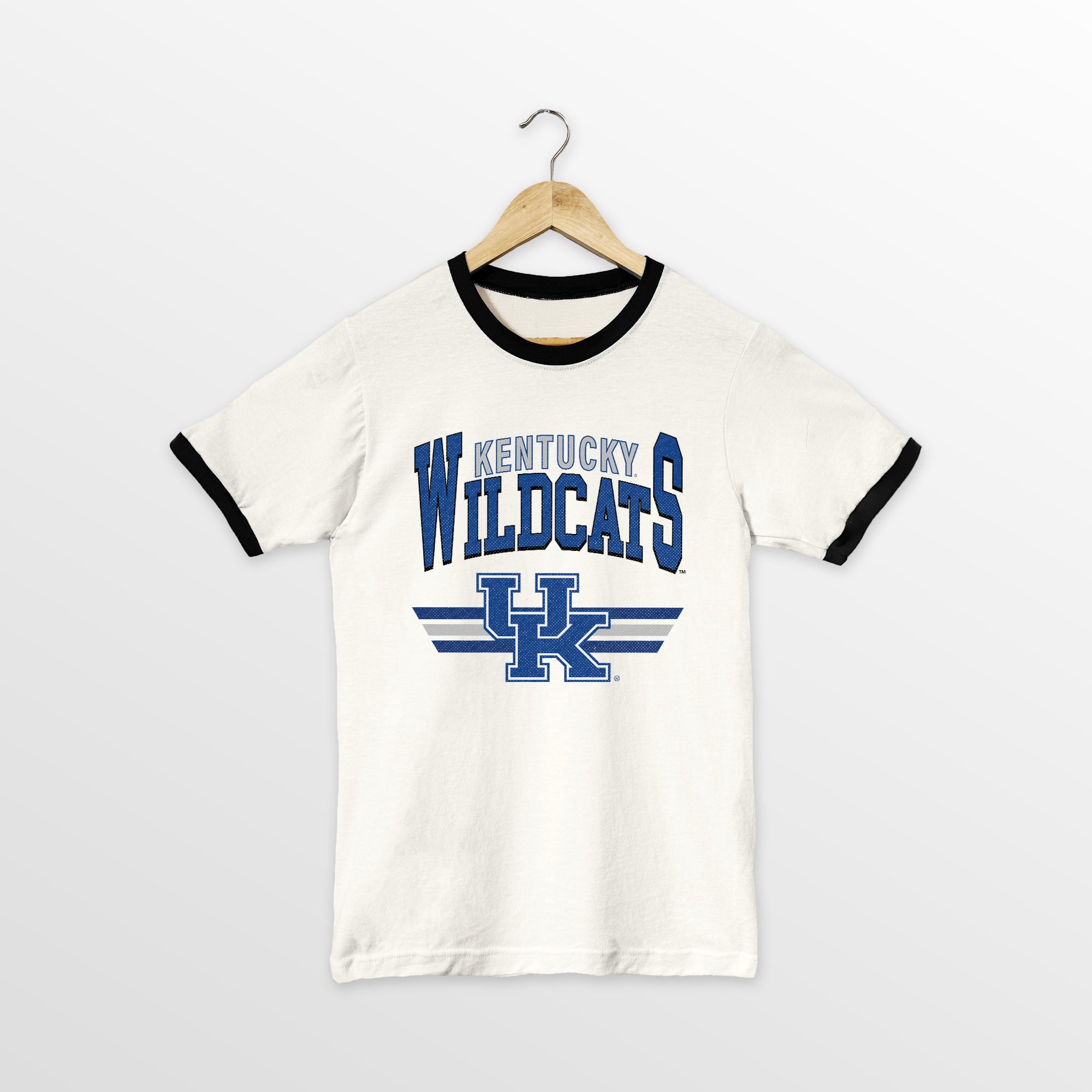 KENTUCKY WILDCATS SWIFT STRIKE VINTAGE RINGER TEE