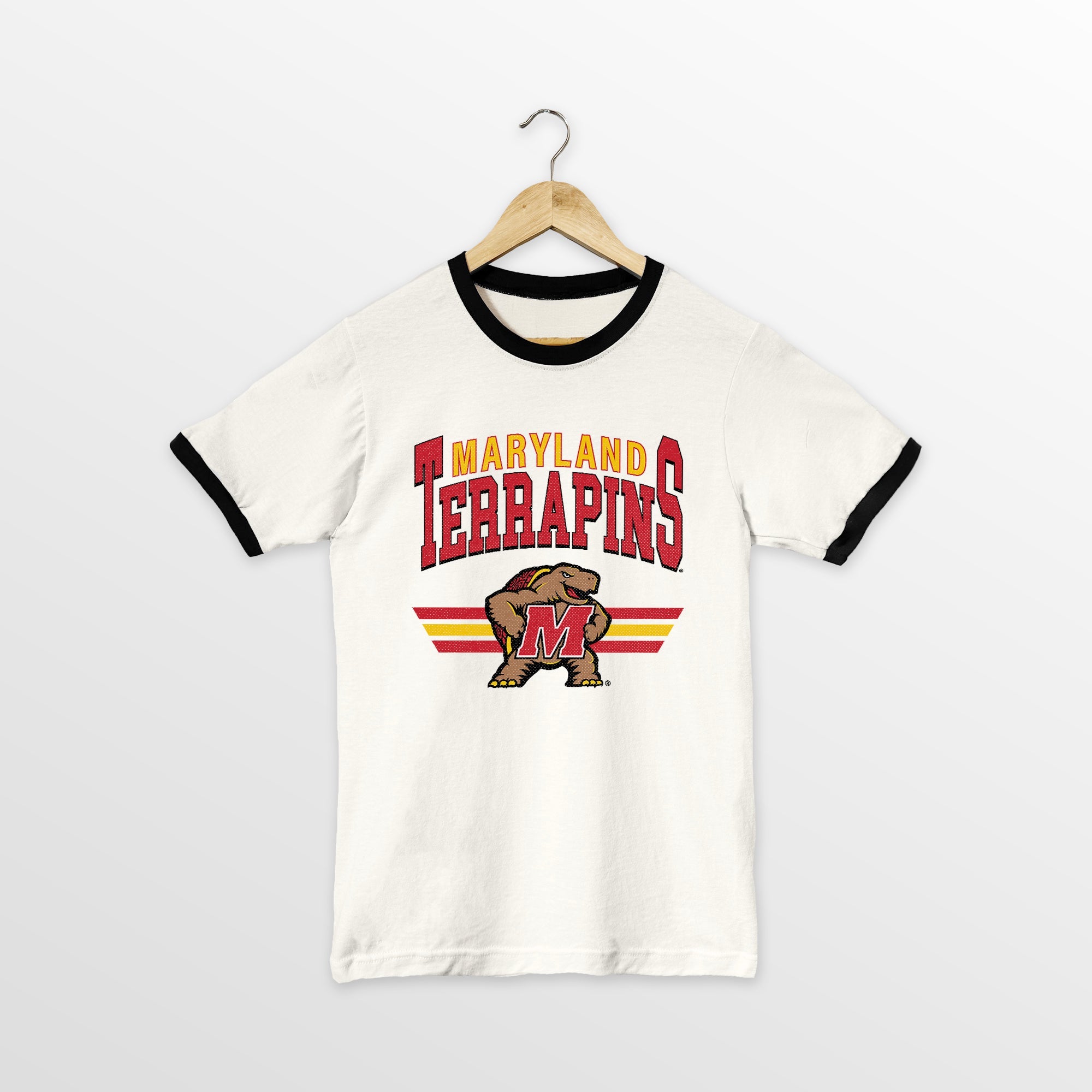 MARYLAND TERRAPINS SWIFT STRIKE VINTAGE RINGER TEE