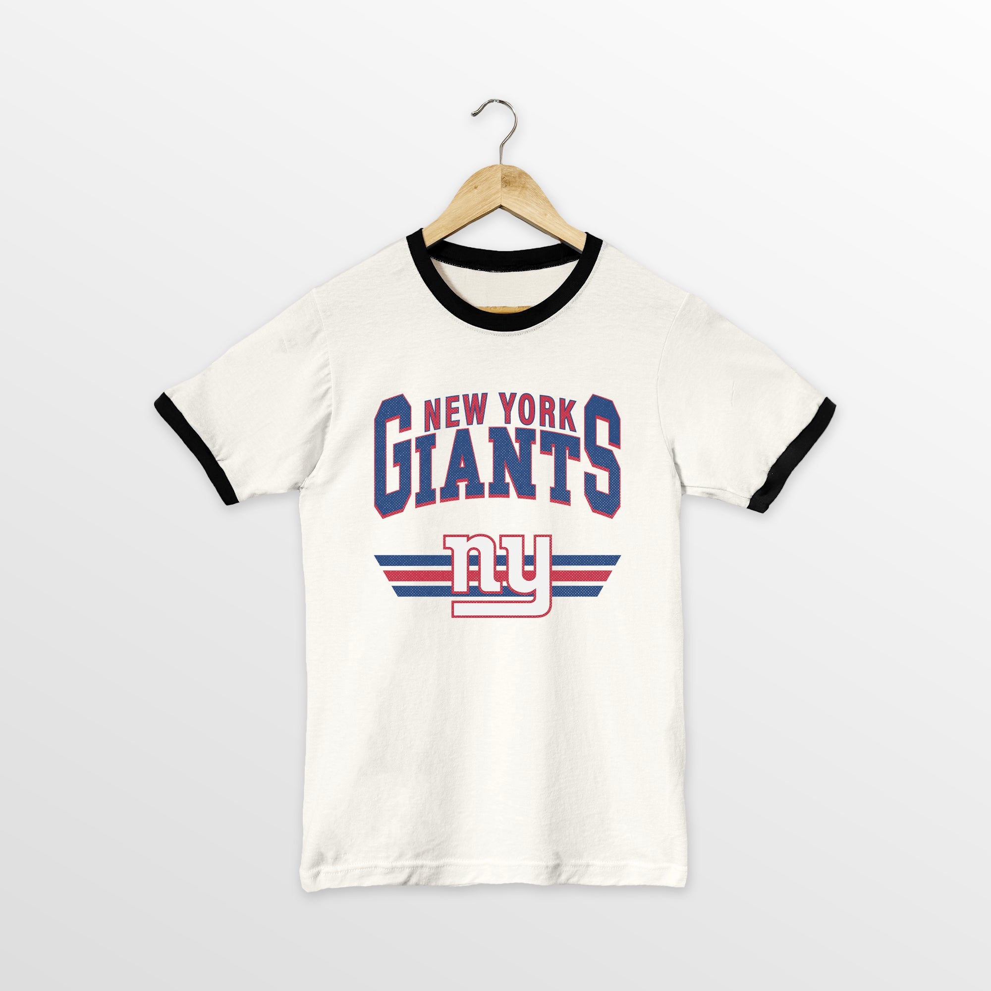 NEW YORK GIANTS SWIFT STRIKE VINTAGE RINGER TEE