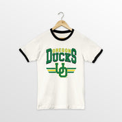 OREGON DUCKS SWIFT STRIKE VINTAGE RINGER TEE