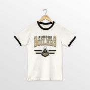 PURDUE BOILERMAKERS SWIFT STRIKE VINTAGE RINGER TEE