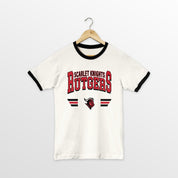 RUTGERS SCARLET KNIGHTS SWIFT STRIKE VINTAGE RINGER TEE