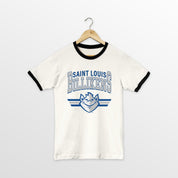 SAINT LOUIS BILLIKENS SWIFT STRIKE VINTAGE RINGER TEE
