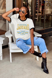 SOUTHERN JAGUARS SWIFT STRIKE VINTAGE RINGER TEE