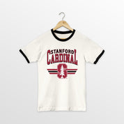 STANFORD CARDINAL SWIFT STRIKE VINTAGE RINGER TEE