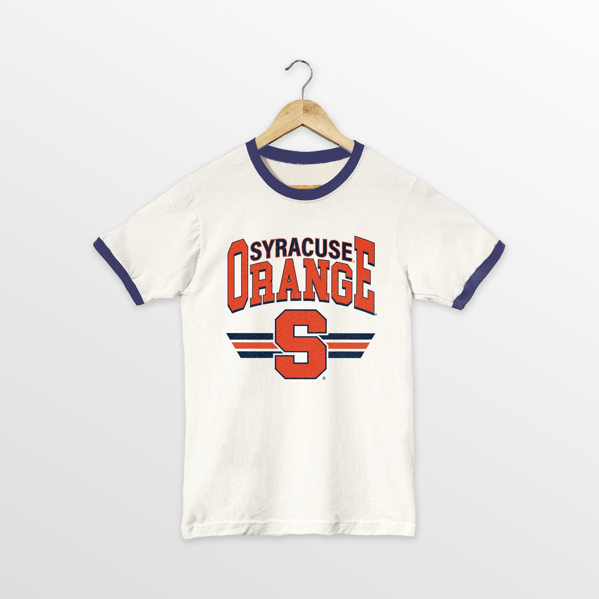 SYRACUSE ORANGE SWIFT STRIKE VINTAGE RINGER TEE