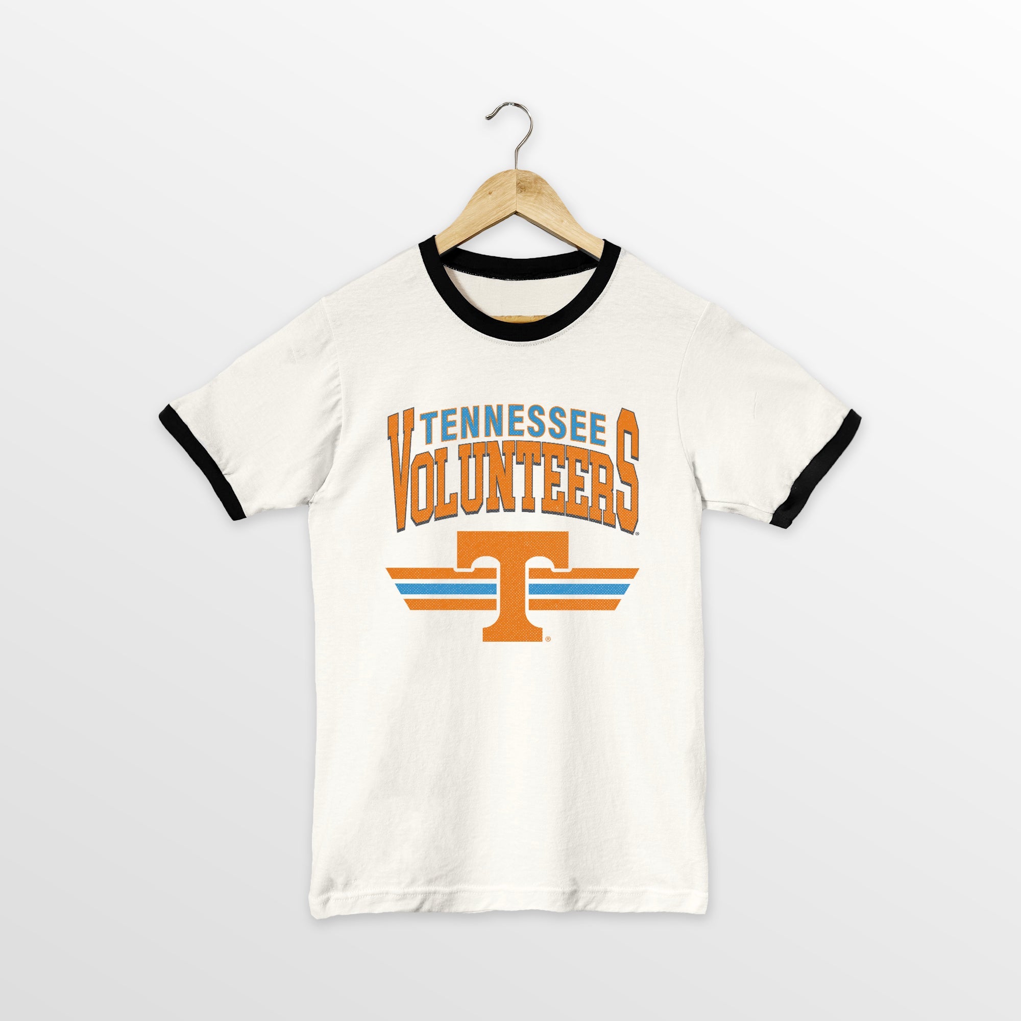 TENNESSEE VOLUNTEERS SWIFT STRIKE VINTAGE RINGER TEE