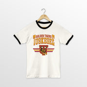 TUSKEGEE GOLDEN TIGERS SWIFT STRIKE VINTAGE RINGER TEE