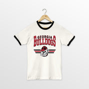 GEORGIA BULLDOGS SWIFT STRIKE VINTAGE RINGER TEE