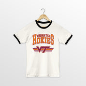VIRGINIA TECH HOKIES SWIFT STRIKE VINTAGE RINGER TEE