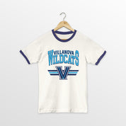 VILLANOVA WILDCATS SWIFT STRIKE VINTAGE RINGER TEE