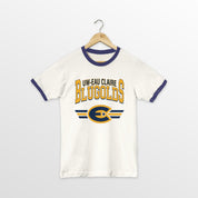 WISCONSIN-EAU CLAIRE BLUGOLDS SWIFT STRIKE VINTAGE RINGER TEE