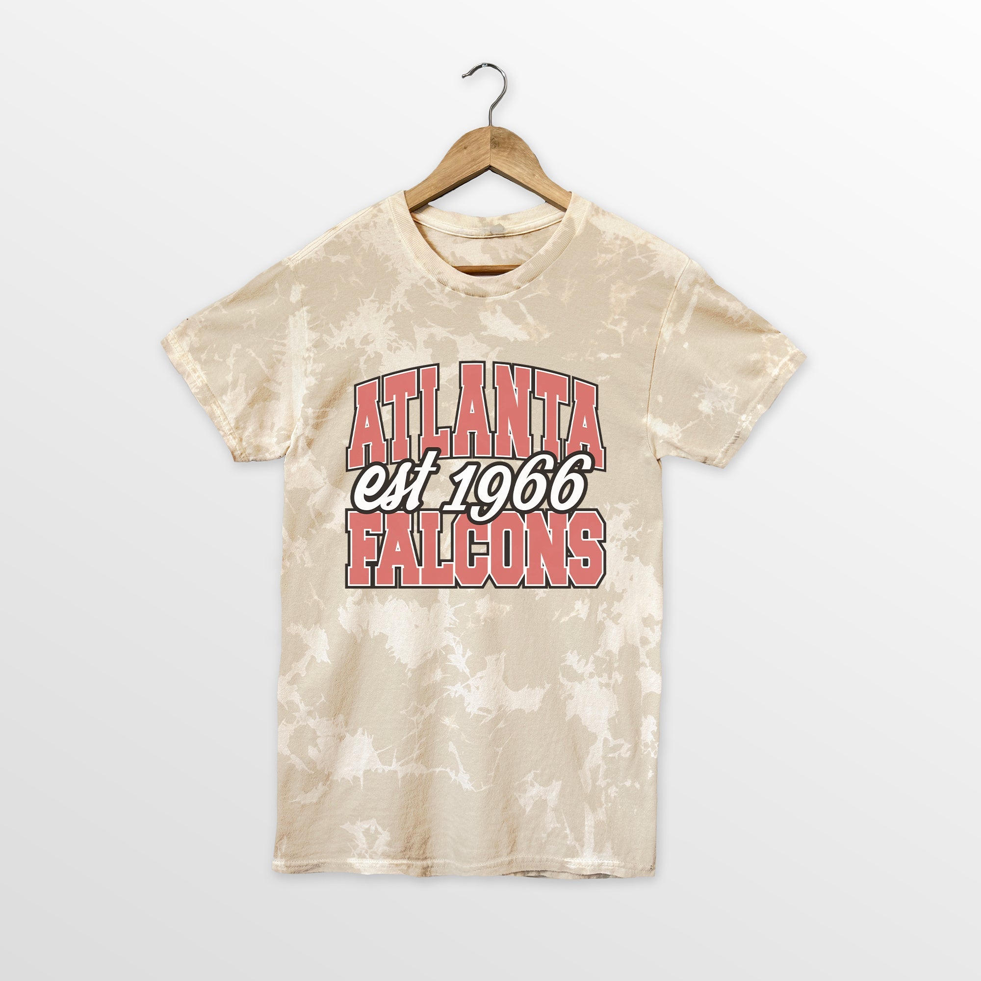 ATLANTA FALCONS DEEP ROOTS BLEACH WASH TEE