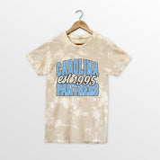 CAROLINA PANTHERS DEEP ROOTS BLEACH WASH TEE