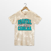 COASTAL CAROLINA CHANTICLEERS DEEP ROOTS BLEACH WASH TEE