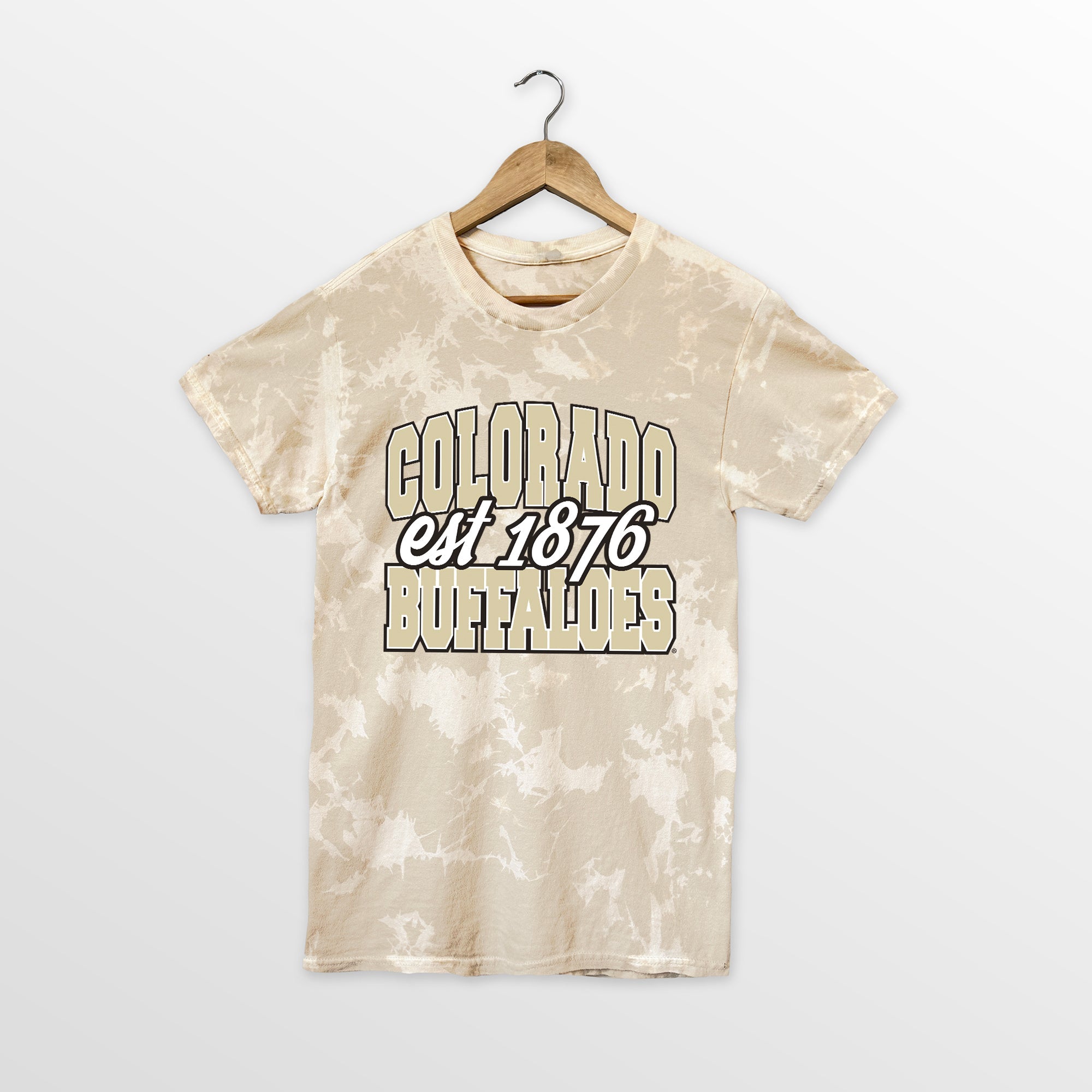 COLORADO BUFFALOES DEEP ROOTS BLEACH WASH TEE