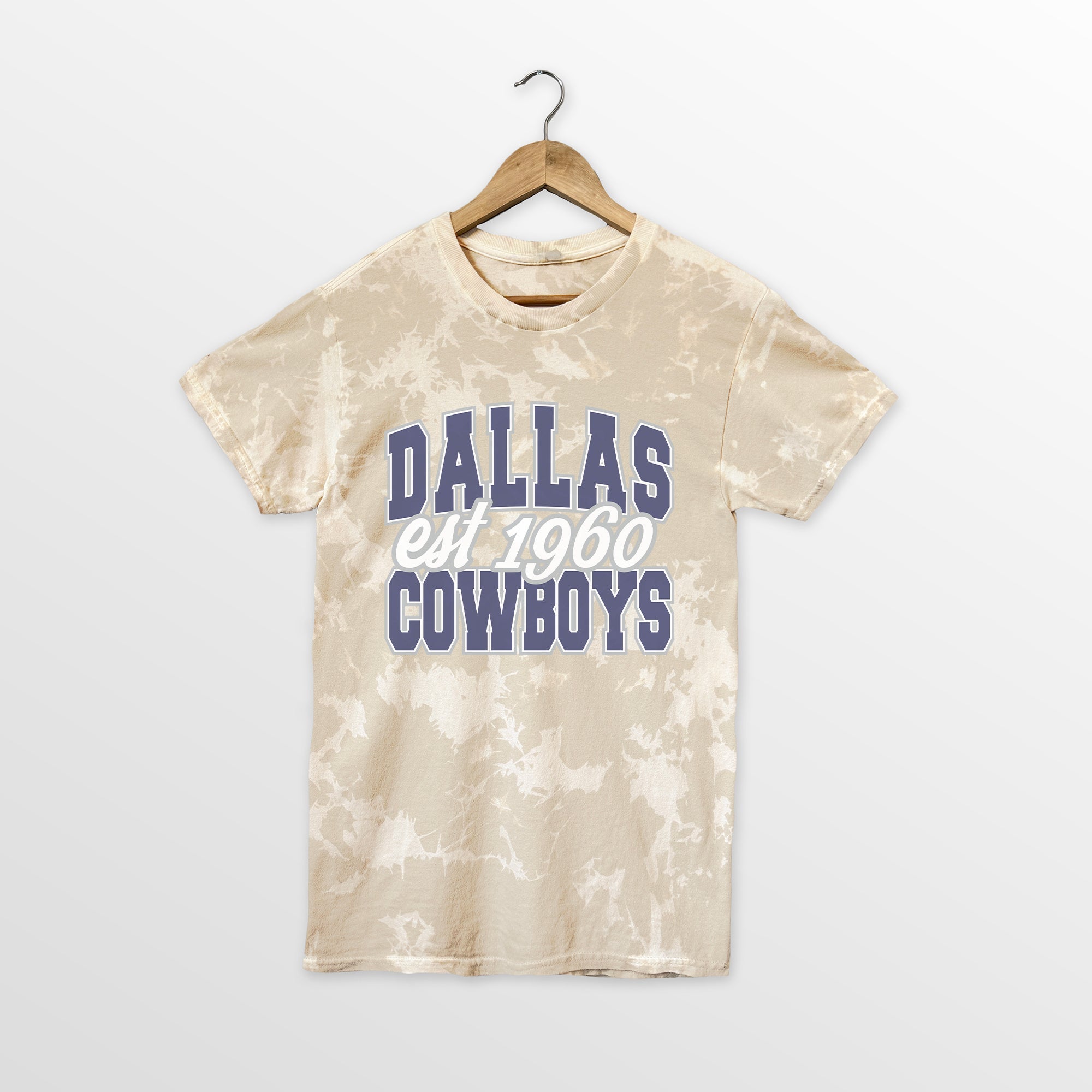 DALLAS COWBOYS DEEP ROOTS BLEACH WASH TEE
