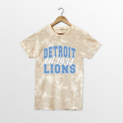 DETROIT LIONS DEEP ROOTS BLEACH WASH TEE