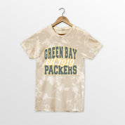 GREEN BAY PACKERS DEEP ROOTS BLEACH WASH TEE