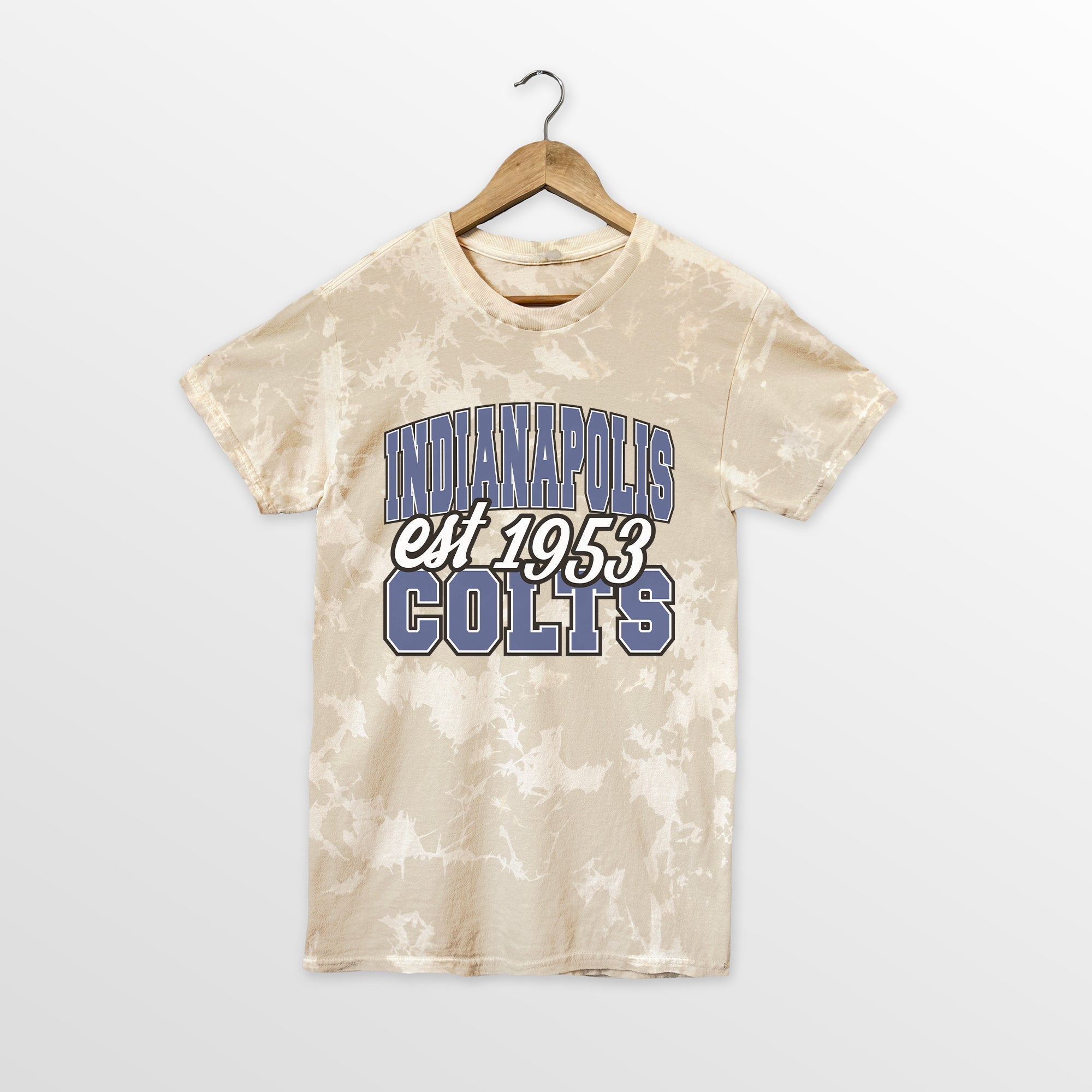 INDIANAPOLIS COLTS DEEP ROOTS BLEACH WASH TEE