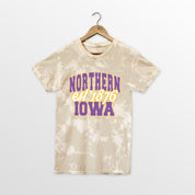 NORTHERN IOWA PANTHERS DEEP ROOTS BLEACH WASH TEE