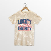 LIBERTY FLAMES DEEP ROOTS BLEACH WASH TEE