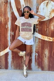 MONTANA GRIZZLIES DEEP ROOTS BLEACH WASH TEE