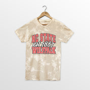 NORTH CAROLINA STATE WOLFPACK DEEP ROOTS BLEACH WASH TEE