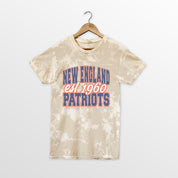 NEW ENGLAND PATRIOTS DEEP ROOTS BLEACH WASH TEE
