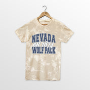 NEVADA WOLF PACK DEEP ROOTS BLEACH WASH TEE