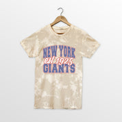 NEW YORK GIANTS DEEP ROOTS BLEACH WASH TEE