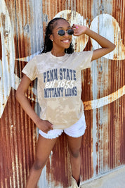 PENN STATE NITTANY LIONS DEEP ROOTS BLEACH WASH TEE