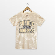 PURDUE BOILERMAKERS DEEP ROOTS BLEACH WASH TEE