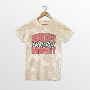 SACRED HEART PIONEERS DEEP ROOTS BLEACH WASH TEE