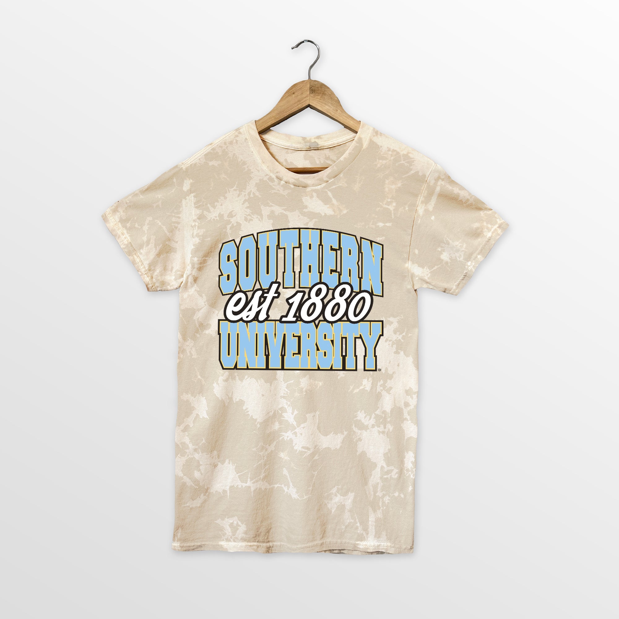 SOUTHERN JAGUARS DEEP ROOTS BLEACH WASH TEE