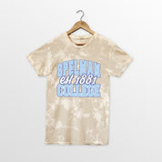 SPELMAN COLLEGE JAGUARS DEEP ROOTS BLEACH WASH TEE