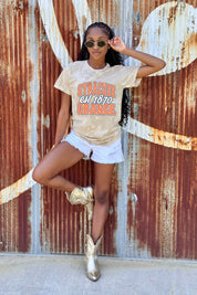 SYRACUSE ORANGE DEEP ROOTS BLEACH WASH TEE