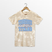 TENNESSEE TITANS DEEP ROOTS BLEACH WASH TEE