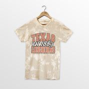 TEXAS LONGHORNS DEEP ROOTS BLEACH WASH TEE