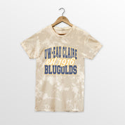 WISCONSIN-EAU CLAIRE BLUGOLDS DEEP ROOTS BLEACH WASH TEE