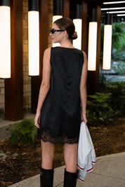 OFFLINE LACE TRIM MINI DRESS