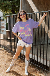 TAKE ME AWAY GARMENT DYED BOYFRIEND TEE