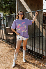 TAKE ME AWAY GARMENT DYED BOYFRIEND TEE