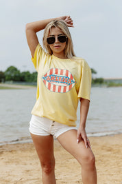 PARTY IN AMERICA GARMENT DYED BOYFRIEND TEE