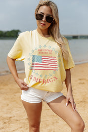 GRAND OLD FLAG GARMENT DYED BOYFRIEND TEE